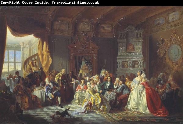 Stanislaw Chlebowski Tsar Peter I and his court