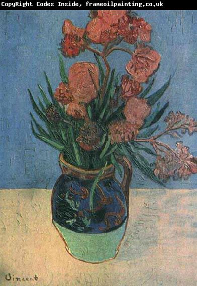 Vincent Van Gogh Vase with Oleanders