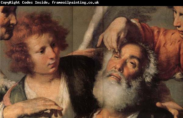 Bernardo Strozzi Detail of The Healing of Tobit