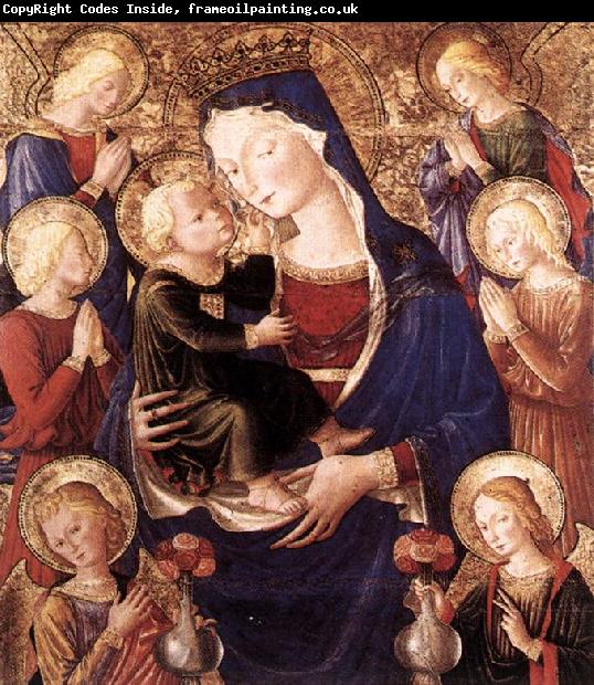 CAPORALI, Bartolomeo Virgin and Child with Angels f