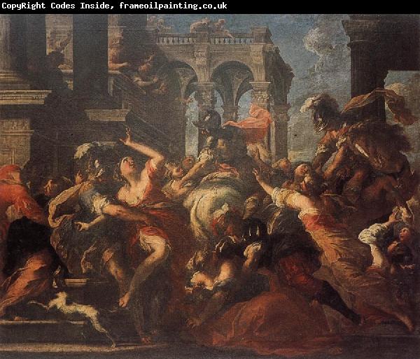 CASTELLO, Valerio The Rape of the Sabine Woman