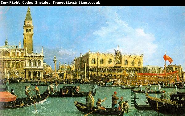 Canaletto The Basin of San Marco on Ascension Day