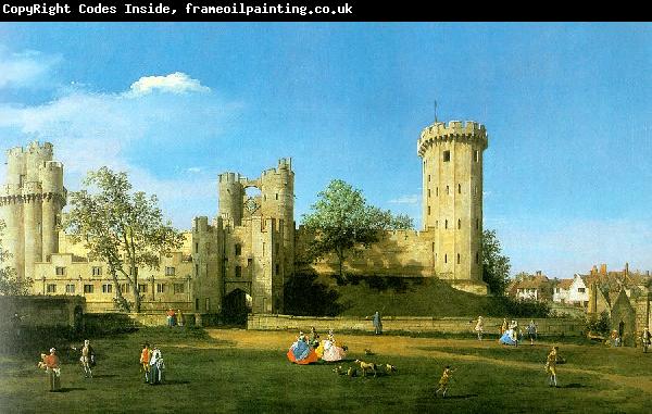 Canaletto Warwick Castle- The East Front