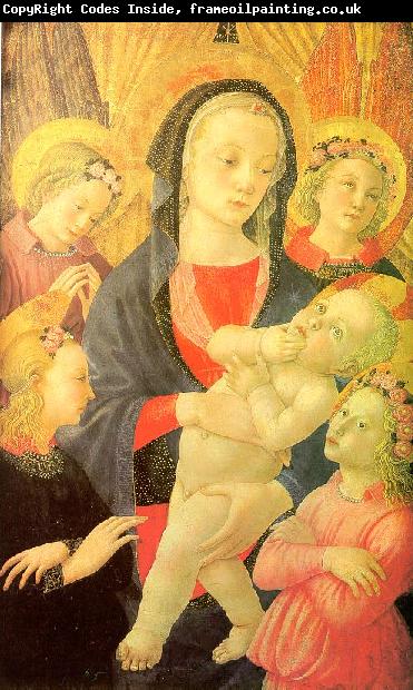 Castello Nativity, Master of the The Virgin Child Surrounded by Four Angels