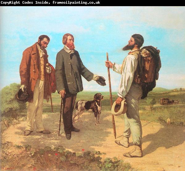 Courbet, Gustave The Meeting (Bonjour, Monsieur Courbet)