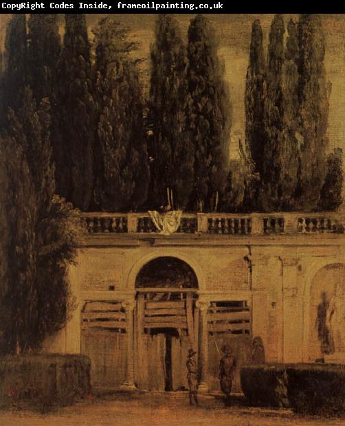 Diego Velazquez View of the Garden of the Villa Medici in Rome