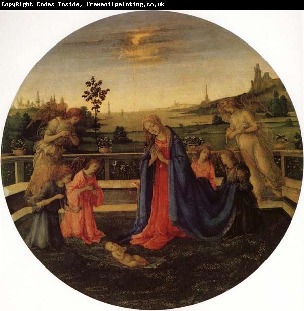Filippino Lippi Adoration of the Christ Child