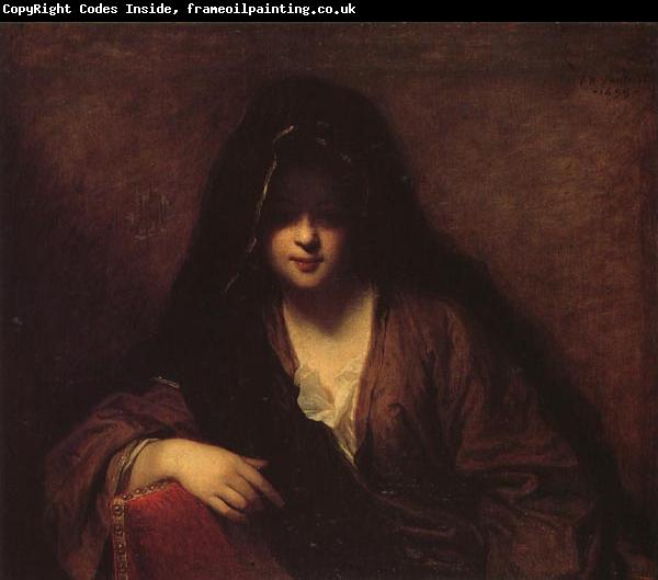 Jean-Baptiste Santerre A Young Woman in a Shawl