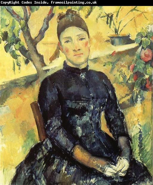Paul Cezanne Madame Cezanne dans la serre