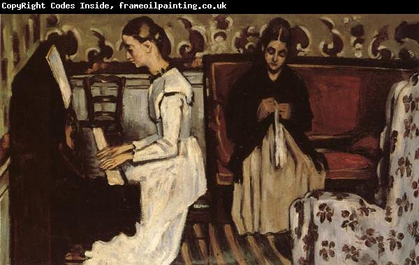 Paul Cezanne Young Girl at the Piano