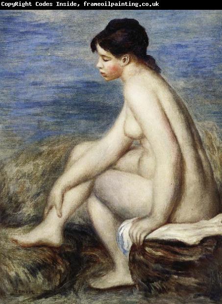 Pierre Renoir Seated Bather