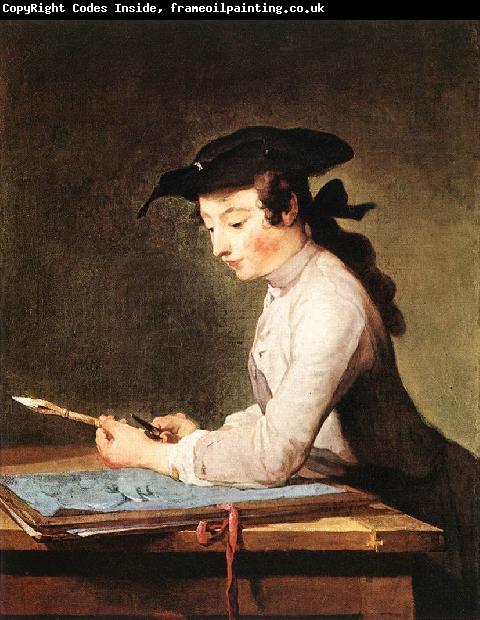 jean-Baptiste-Simeon Chardin The Draughtsman