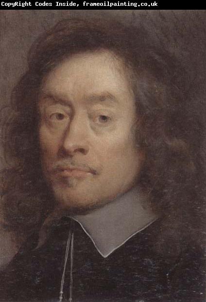 unknow artist Portrait of a man,hean and shoulders,wearing black with a white lace collar