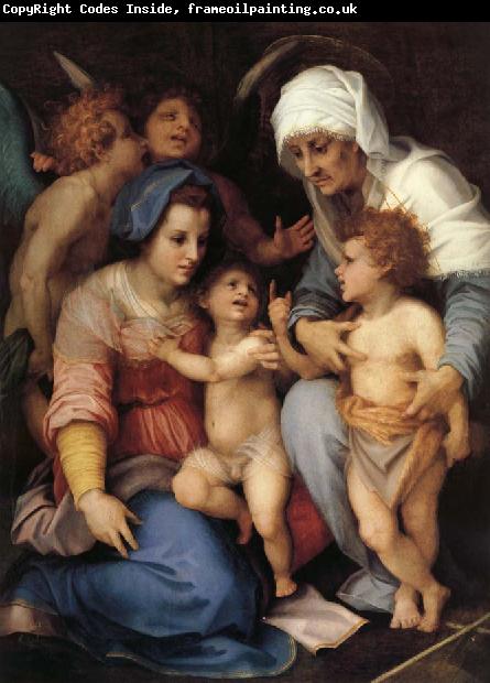 Andrea del Sarto,Andrea d Agnolo di Francesco dit Sainte Famille aux Anges