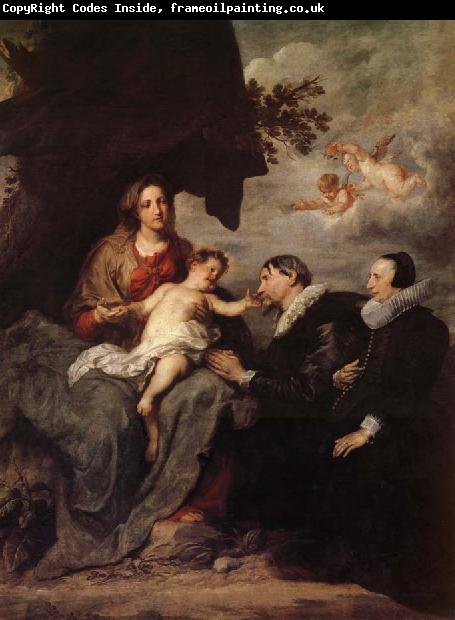 Anthony Van Dyck La Vierge aux donateurs