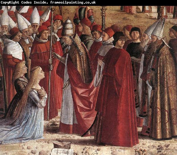 CARPACCIO, Vittore The Pilgrims Meet the Pope (detail)