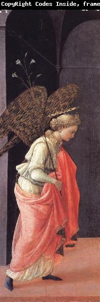 Fra Filippo Lippi The Annunciation:The Angel