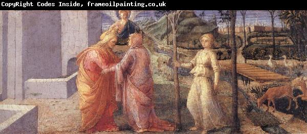 Fra Filippo Lippi The Meeting of Joachim and Anna at the Golden Gate