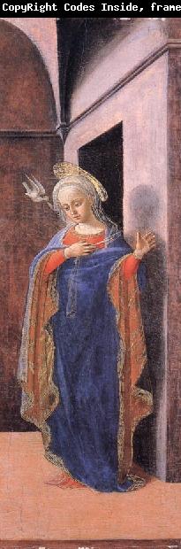 Fra Filippo Lippi The Annunciation:The Virgin Annunciate