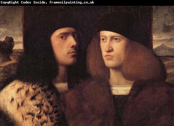 Giovanni Cariani Portrait de deux jeunes gentilhommes venitiens