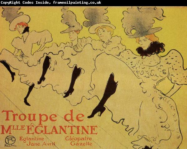 Henri  Toulouse-Lautrec Miss Eglantine's Troupe