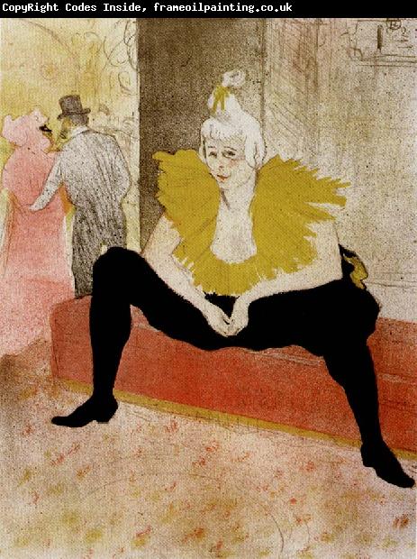 Henri  Toulouse-Lautrec The Seated Clowness