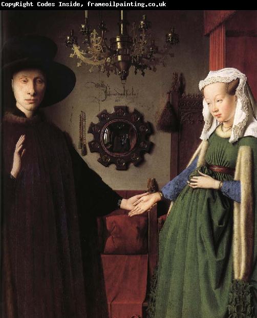 Jan Van Eyck Details of Portrait of Giovanni Arnolfini and His Wife