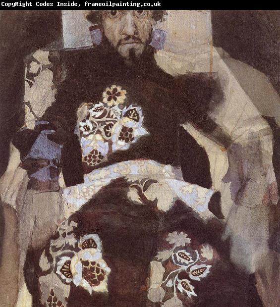 Mikhail Vrubel Portrait of a Man in period costume