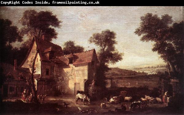 OUDRY, Jean-Baptiste Farmhouse