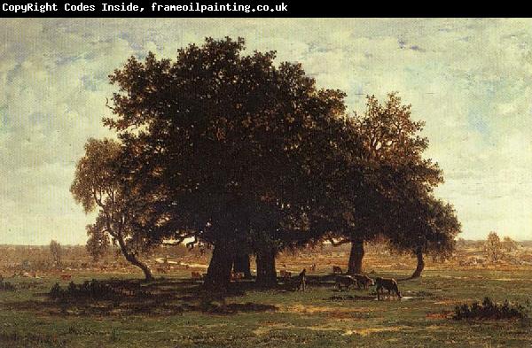 Theodore Roussel Oak Trees near Apremont