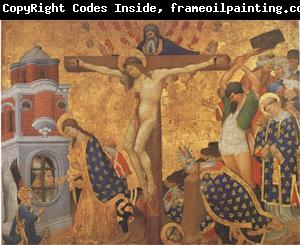 Henri Bellechose Christ on the Cross with the Martyrdom (mk05)