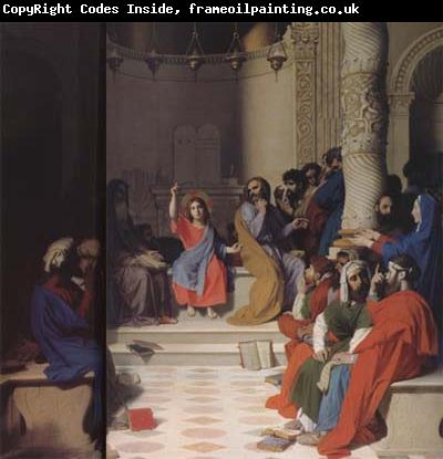 Jean Auguste Dominique Ingres Jesus among the Scribes (mk04)