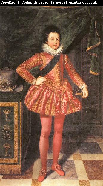 POURBUS, Frans the Younger Portrait of Louis XIII of France at 10 Years of Age