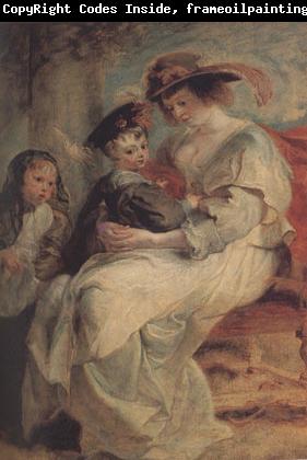 Peter Paul Rubens Helena Fourment with Two of ber Cbildren (mk01)