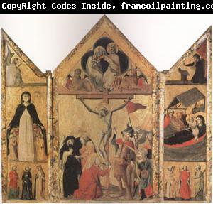 Shool of Bologna Triptych with the Crucifixion (mk05)