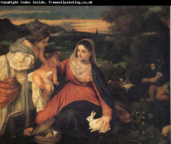 Titian The Virgin with the Rabit (mk05)
