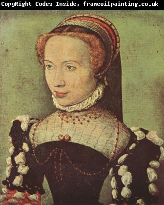 CORNEILLE DE LYON Portrait of Gabrielle de Roche-chouart (mk08)