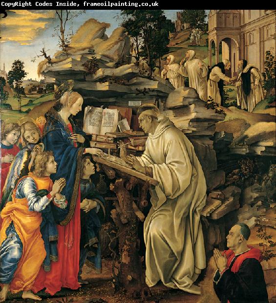 Filippino Lippi The Vision of St Bernard (mk080