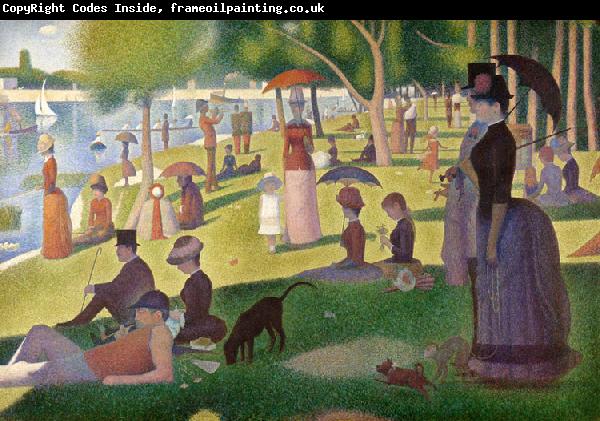 Georges Seurat Sunday Afternoon of the Island of La Grande Jatte (mk09)
