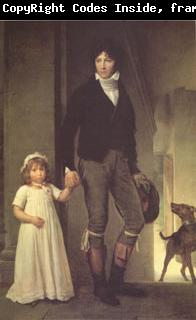  Baron Francois  Gerard Jean-Baptiste Isabey and His Daughter (mk05