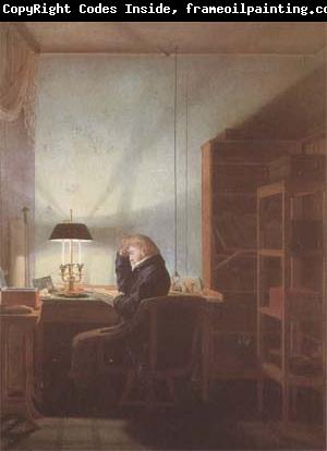 Georg Friedrich Kersting Reader by Lamplight (mk09)