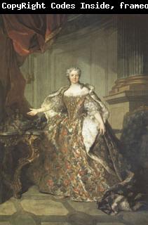 Louis Tocque Marie Leczinska Queen of France wife of Louis XV (mk05)