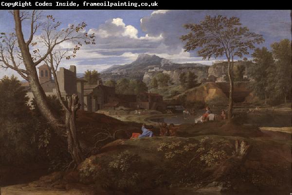 Nicolas Poussin Landscape with Three Men (mk08)