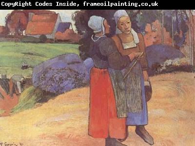 Paul Gauguin Breton Peasants (mk09)