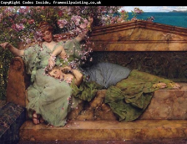 Alma-Tadema, Sir Lawrence In a Rose Garden (mk23)