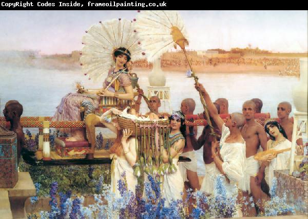 Alma-Tadema, Sir Lawrence The Finding of Moses (mk23)