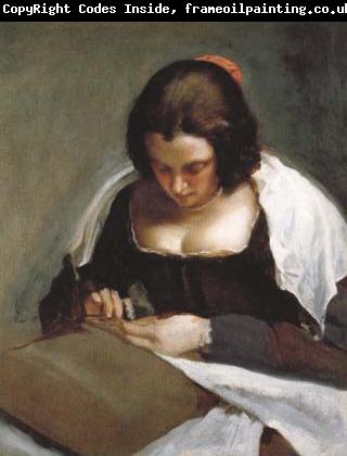 Diego Velazquez Portrait d'une Jeune Femme cousant (df02)