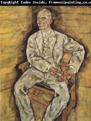 Egon Schiele Portrait of Victor Ritter von Bauer (mk12)