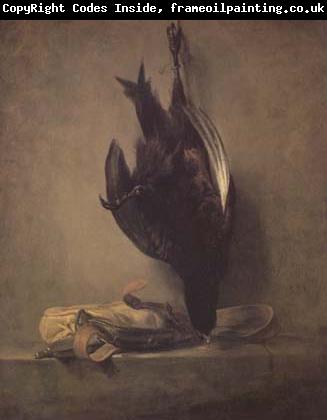 Jean Baptiste Simeon Chardin Still Life with Dead Pheasant and Hunting Bag (mk14)