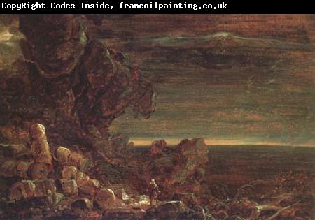 Thomas Cole The Pilgrim of the World at the End of His Journey (mk13)